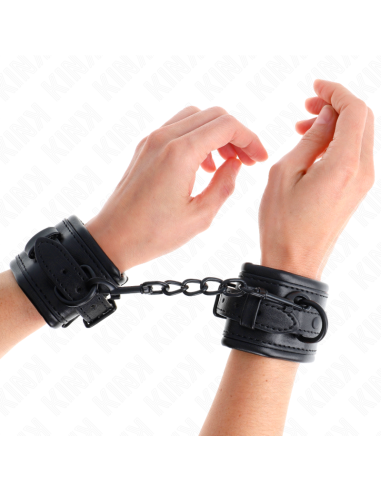 KINK - WRIST RESTRAINTS BLACK ADJUSTABLE 20-30 CM X 6 CM