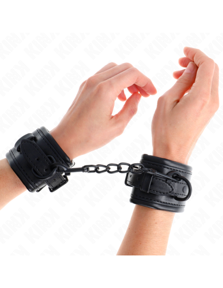 KINK - WRIST RESTRAINTS BLACK ADJUSTABLE 20-30 CM X 6 CM