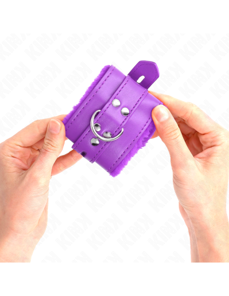 KINK - KAILIO PAMUŠALAS SU KVADRATINIS PAVIRŠIAIS, VIOLETINIS IR REGULIUOJAMAS DIRŽAS 17-29 CM X 6 CM