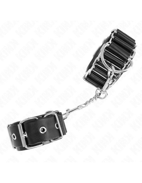 KINK - HINGE-LIKE THIN WRIST RESTRAINTS BLACK ADJUSTRABLE 16-22 CM X 3.5 CM