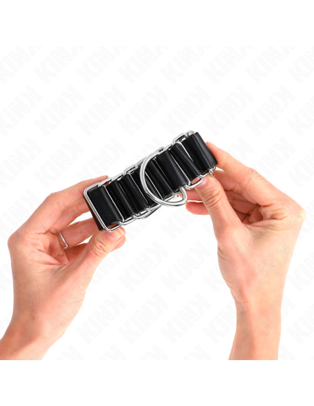 KINK - HINGE-LIKE THIN WRIST RESTRAINTS BLACK ADJUSTRABLE 16-22 CM X 3.5 CM