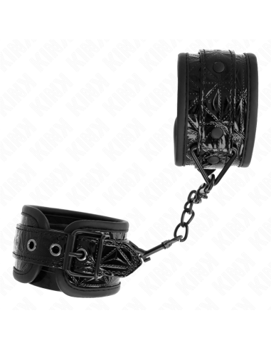 KINK - RIŠO ĮTVARAI SU DEIMANTINIU RAŠTU, JUODOS, REGULIUOJAMOS, 17–26 CM X 5,5 CM