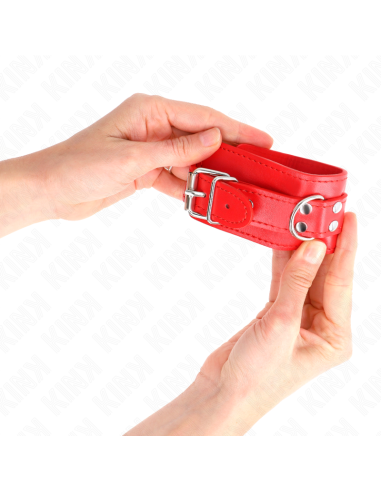 KINK - SIMPLE WRIST RESTRAINTS RED ADJUSTABLE 20-23 CM X 5.5 CM