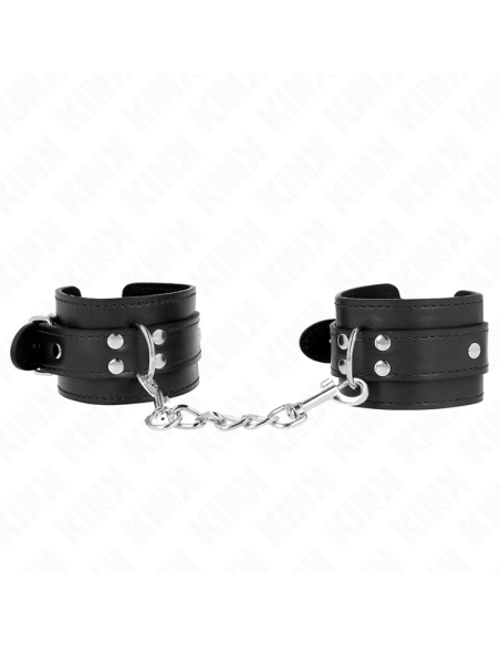 KINK - SIMPLE WRIST RESTRAINTS BLACK ADJUSTABLE 20-23 CM X 5.5 CM