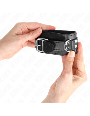 KINK - SIMPLE WRIST RESTRAINTS BLACK ADJUSTABLE 20-23 CM X 5.5 CM