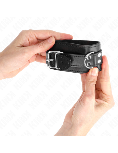 KINK - SIMPLE WRIST RESTRAINTS BLACK ADJUSTABLE 20-23 CM X 5.5 CM