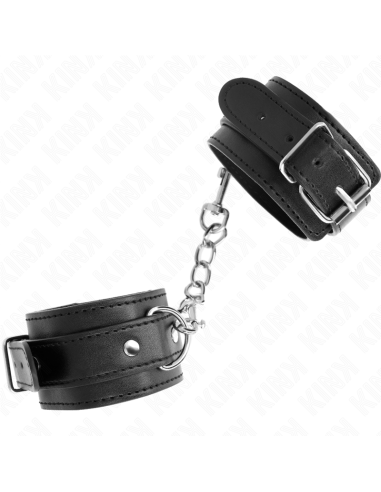 KINK - THIN WRIST RESTRAINTS BLACK ADJUSTABLE 21-33 CM