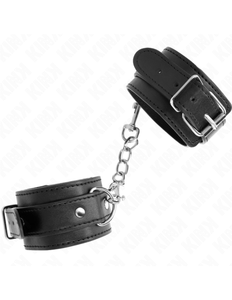 KINK - THIN WRIST RESTRAINTS BLACK ADJUSTABLE 21-33 CM