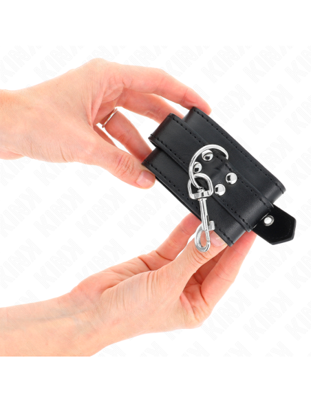 KINK - WRIST RESTRAINTS WITH STUDS 35 X 6 CM