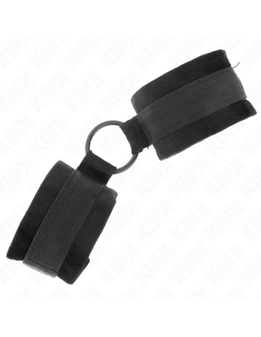 KINK - PRADEDANTIESIEMS KAILINIAI ANTRANKIAI 25 CM SU O ŽIEDU 4 CM JUODOS REGULIUOJAMOS 15-25 CM