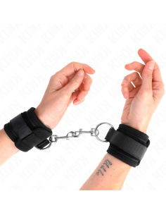 KINK - WRIST RESTRAINTS BLACK ADJUSTABLE 18-35 CM X 6 CM