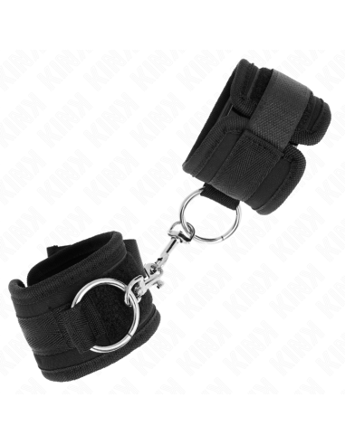 KINK - WRIST RESTRAINTS BLACK ADJUSTABLE 18-35 CM X 6 CM
