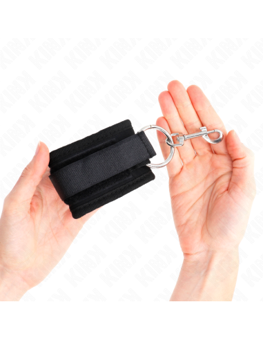 KINK - WRIST RESTRAINTS BLACK ADJUSTABLE 18-35 CM X 6 CM