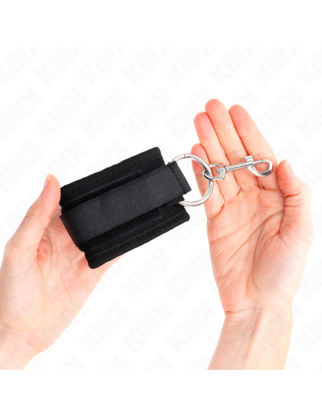 KINK - WRIST RESTRAINTS BLACK ADJUSTABLE 18-35 CM X 6 CM