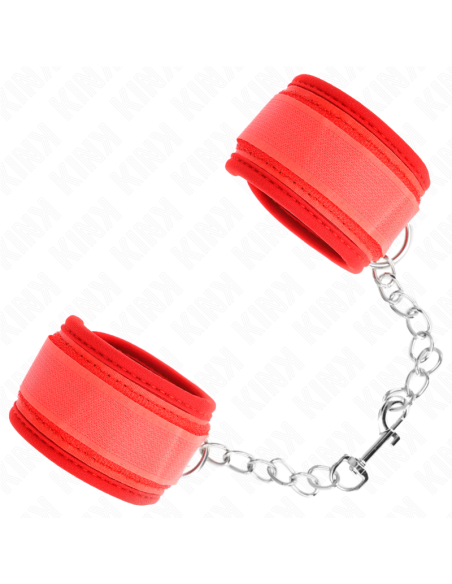 KINK - NEOPRENE WRIST RESTRAINTS RED 42 X 5 CM