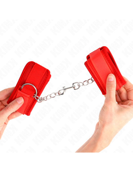 KINK - NEOPRENE WRIST RESTRAINTS RED 42 X 5 CM