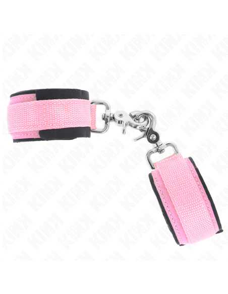 KINK - REGULIUOJAMI NEOPRENINIAI RIEŠŲ ĮTVARAI, ROŽINIAI, REGULIUOJAMI 22-34 CM