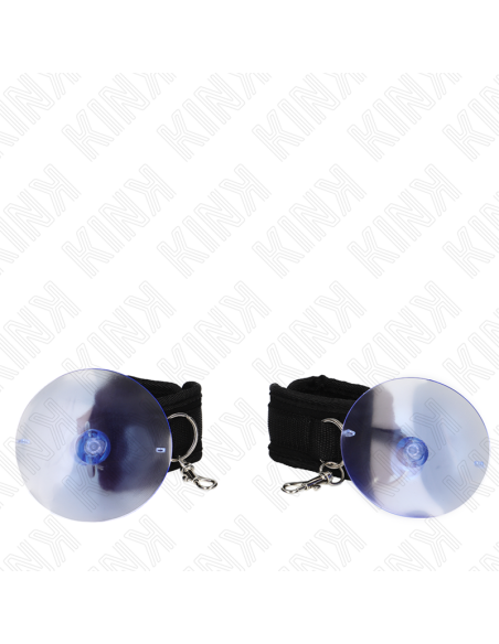 KINK - SUCTION CUP WRIST RESTRAINTS BLACK 29-40 CM X 5 CM