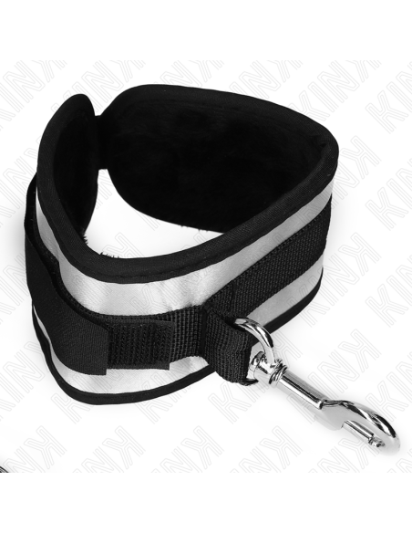 KINK - NEOPRENE WRIST CUFFS GREY 23 X 5 CM