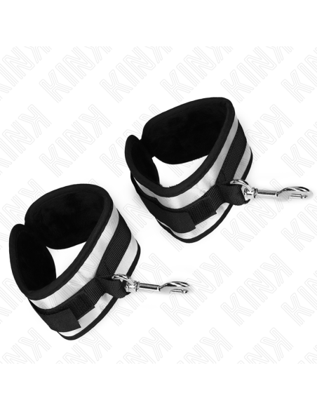 KINK - NEOPRENE WRIST CUFFS GREY 23 X 5 CM