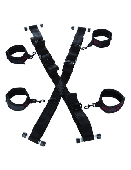 CALEXOTICS - SCANDAL CROSS-SHAPED DOOR HANDCUFFS