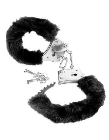 FETISH FANTASY SERIES - FURRY CUFFS BLACK