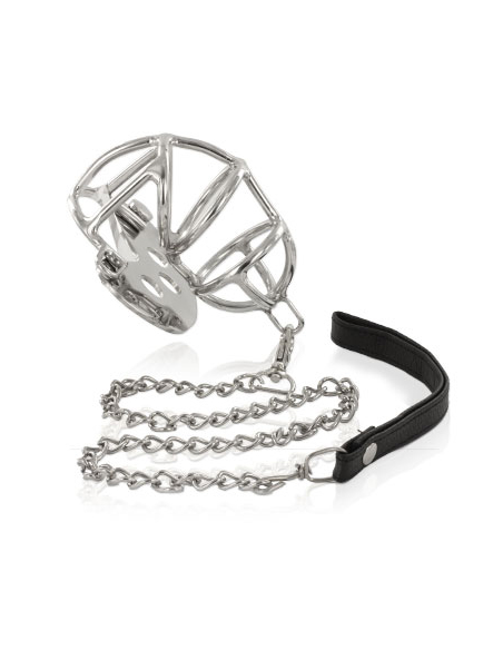 METAL HARD - METAL CHASTITY RING WITH STRAP