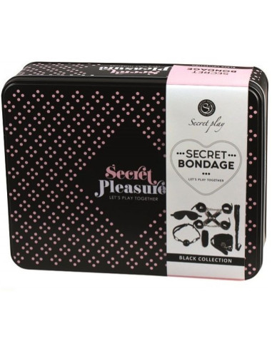 SECRETPLAY - BDSM SET 8 PCS BLACK