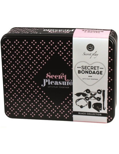 SECRETPLAY - BDSM SET 8 PCS BLACK