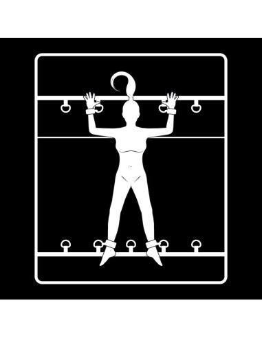 FETISH SUBMISSIVE - PRABANGUS LOVŲ RAIŠTELIŲ RINKINYS SU NOPRENO PAMUŠALIU