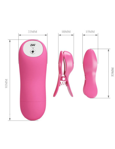 BAILE - ROMANTIC WAVE PIZZAS WITH VIBRATION AND FUCHSIA ELECTROSHOCK