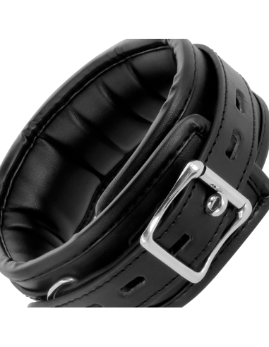 DARKNESS - SOFT LEATHER NECKLACE WITH CHAIN