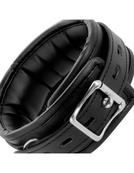 DARKNESS - SOFT LEATHER NECKLACE WITH CHAIN