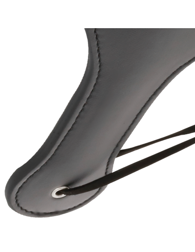 DARKNESS - ROUNDED BLACK FETISH PADDLE