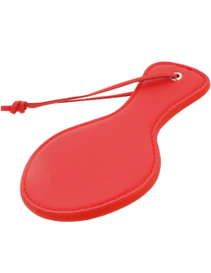 DARKNESS - RED ROUNDED FETISH PADDLE