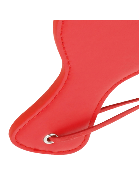 DARKNESS - RED ROUNDED FETISH PADDLE