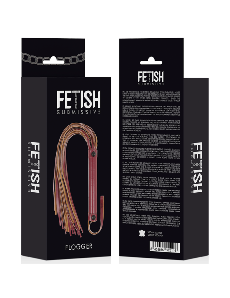 FETISH SUBMISSIVE DARK ROOM - VEGAN LEATHER WHIP