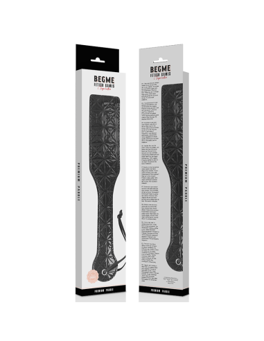 BEGME - BLACK EDITION VEGAN LEATHER PADDLE
