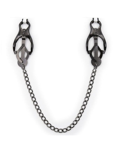 OHMAMA FETISH - JAPANESE NIPPLE Clamps WITH BLACK CHAIN