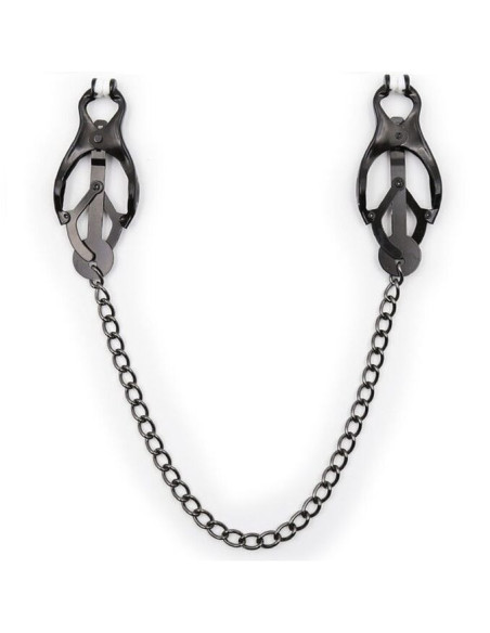 OHMAMA FETISH - JAPANESE NIPPLE Clamps WITH BLACK CHAIN