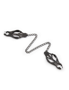 OHMAMA FETISH - JAPANESE NIPPLE Clamps WITH BLACK CHAIN 2