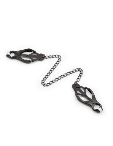 OHMAMA FETISH - JAPANESE NIPPLE Clamps WITH BLACK CHAIN