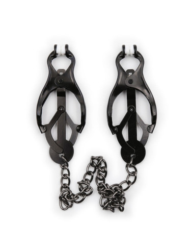 OHMAMA FETISH - JAPANESE NIPPLE Clamps WITH BLACK CHAIN