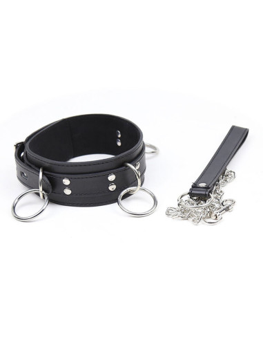 OHMAMA FETISH - SUBMISSION NECKLACE WITH 3 RINGS