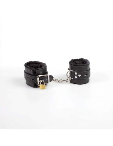 SECRETPLAY - BLACK BONDAGE HANDCUFFS BDSM COLLECTION