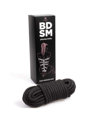 SECRETPLAY - BLACK BONDAGE ROPE BDSM COLLECTION