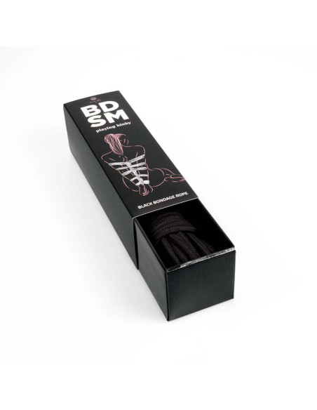 SECRETPLAY - BLACK BONDAGE ROPE BDSM COLLECTION