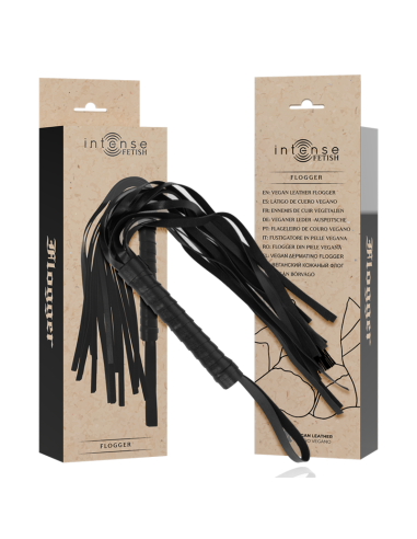 INTENSE - FETISH VEGAN LEATHER FLOGGER