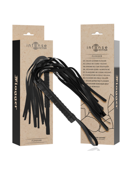 INTENSE - FETISH VEGAN LEATHER FLOGGER