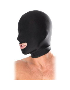 FETISH FANTASY SERIES - OPEN MOUTH HOOD BLACK